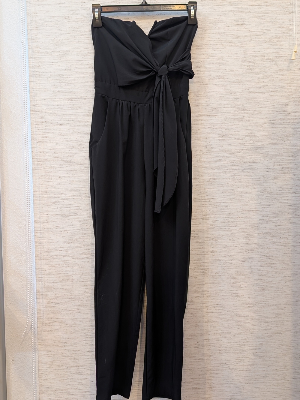 Strapless Black Jumpsuit